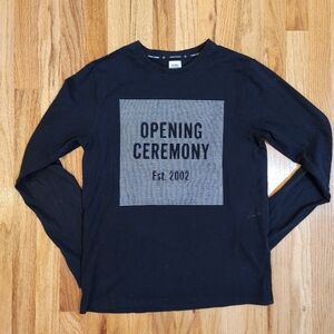 Opening Ceremony Logo Long sleeve shirt Unisex Size Small Relaxed fit Cotton